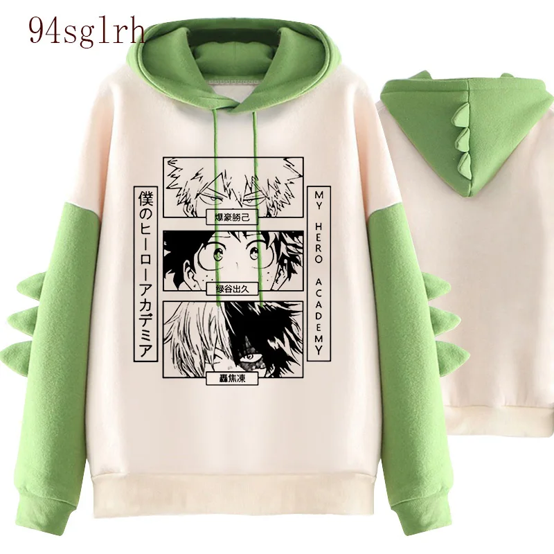 

My Hero Academia Hoodies Unisex Japanese Anime Bakugou Dabi Tops Men Boku No Hero Academia Todoroki Himiko Toga Sweatshirt Male