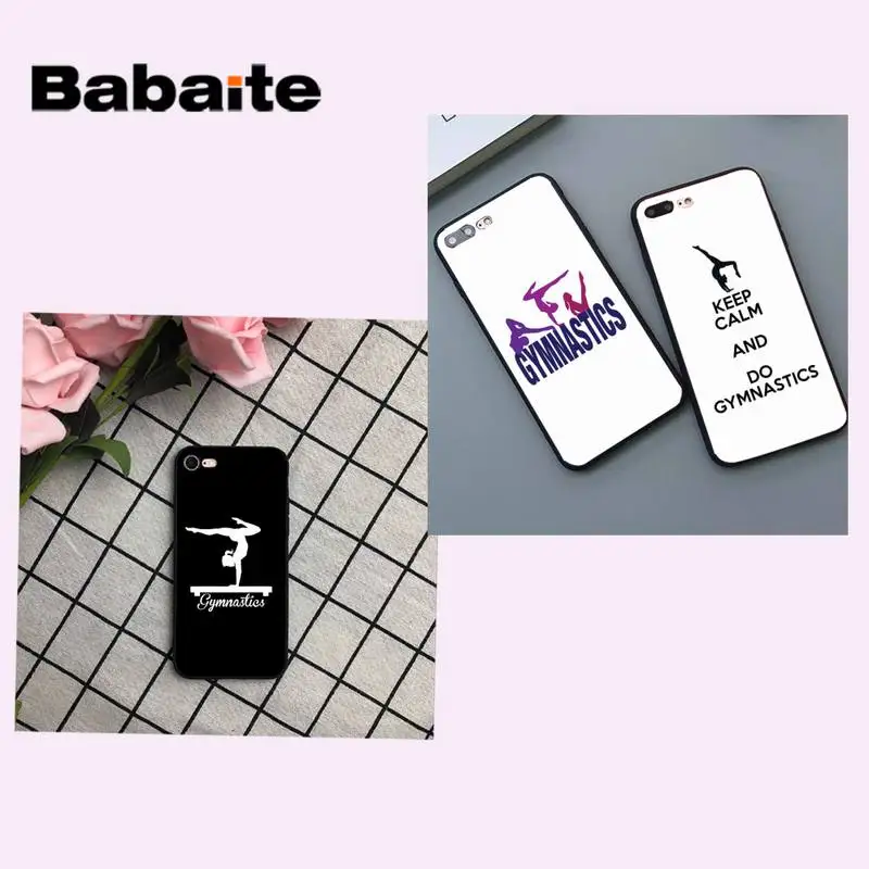 Роскошный Уникальный чехол для телефона Babaite любителей гимнастики спорта iPhone 8 7 6