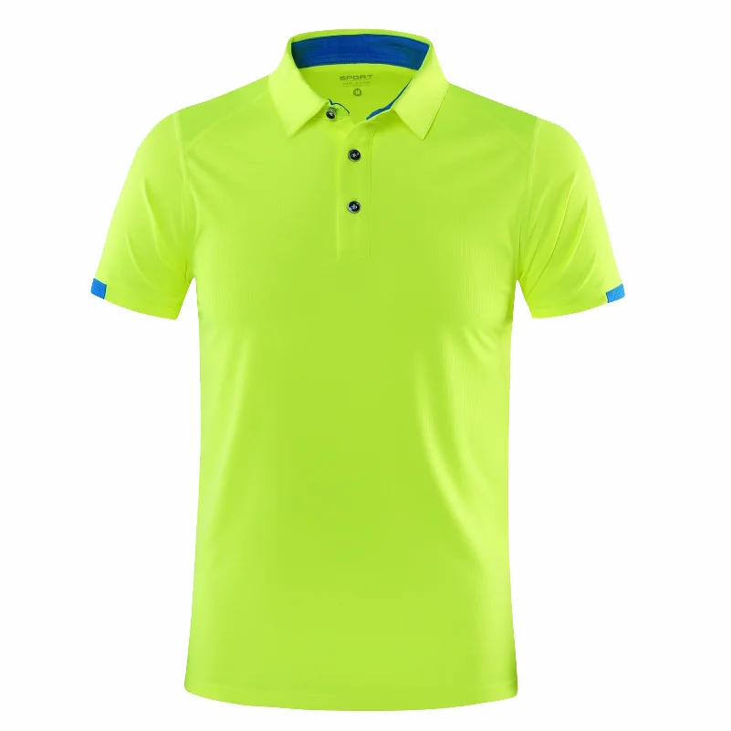 Быстросохнущая спортивная рубашка-поло с логотипом компании/принтом вышивкой