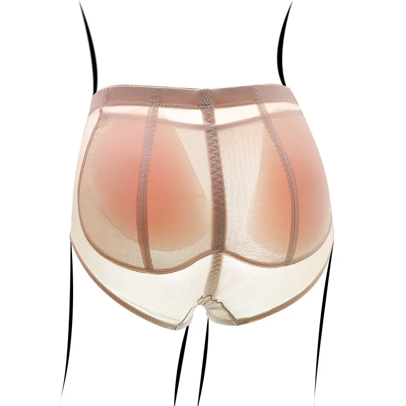 Beautiful Buttocks Postpartum Silicone Fake Butt Panties Women's Buttocks Sexy Buttocks Pads Shaping Pants Plus Peach Buttocks