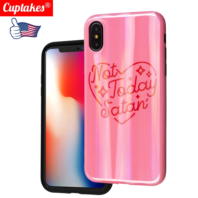 Роскошный Блестящий Мягкий силиконовый чехол с лазером для iPhone 11 Pro 7 8 Plus X XR XS Max 6 S