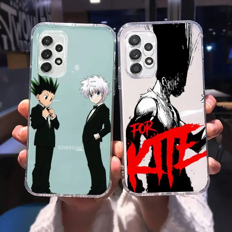 

Lixury Hunter x Hunters Phone Case for Samsung A 51 50 52 12 21s 31 40 70 71 note S 20 10 21 ultra plus fe clear coque shell