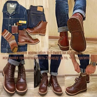 yq8111 red tornado size 35 50 super quality genuine cowhide leather handmade goodyear welted american boots custom made service