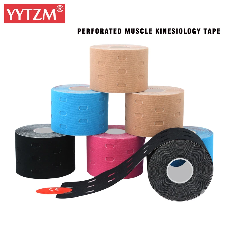 Перфорированная дышащая лента для занятий спортом 5 см * м|Налокотники и