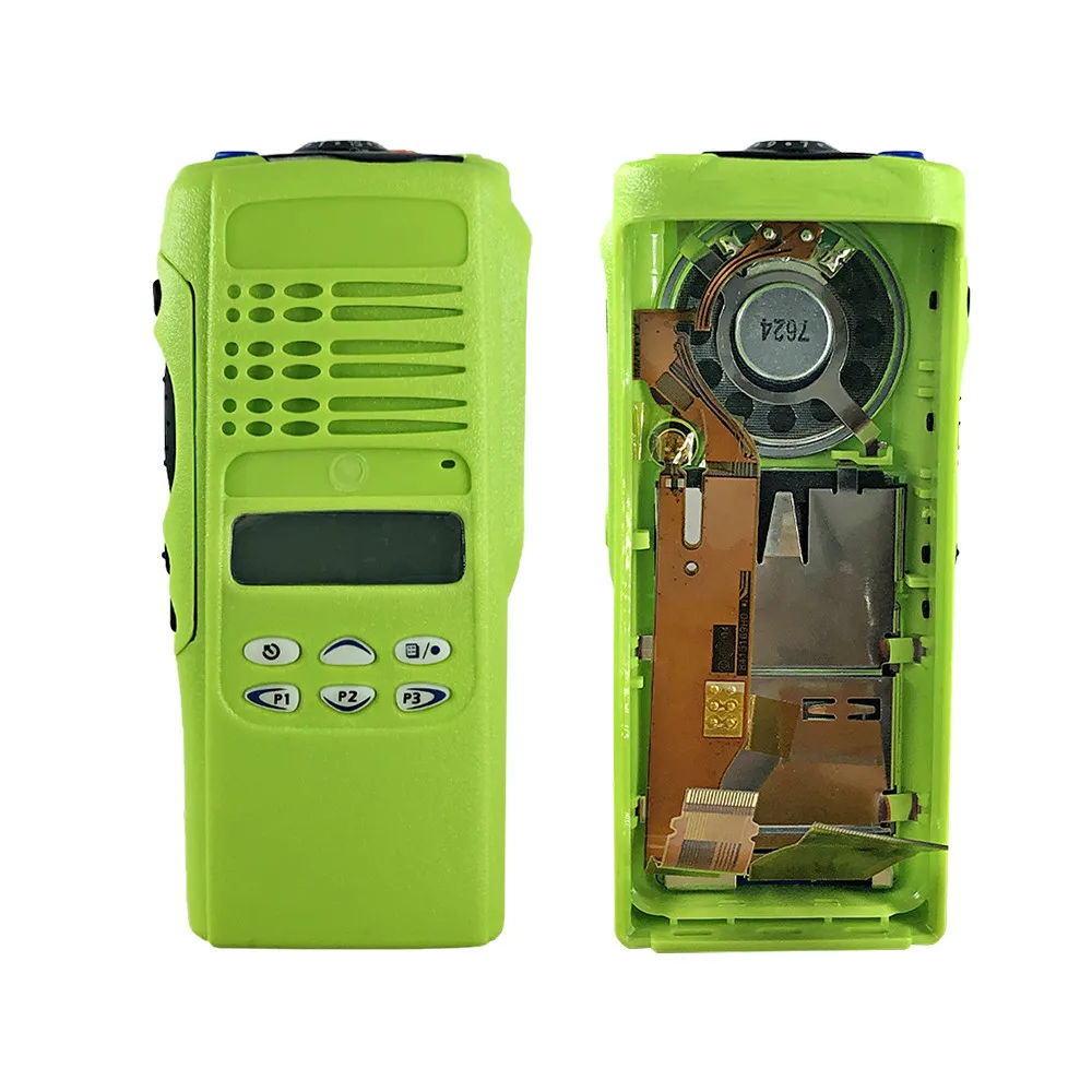 

VBLL Walkie-talkie Replacement Repair Front Case Kit for Motorola HT1250 GP380 with Speaker Radio -Green