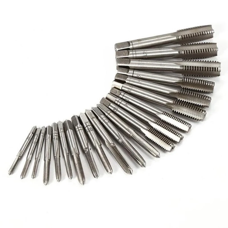 Резьбовая Метрическая резьба Метчики и штамповочный ключ набор используемый для