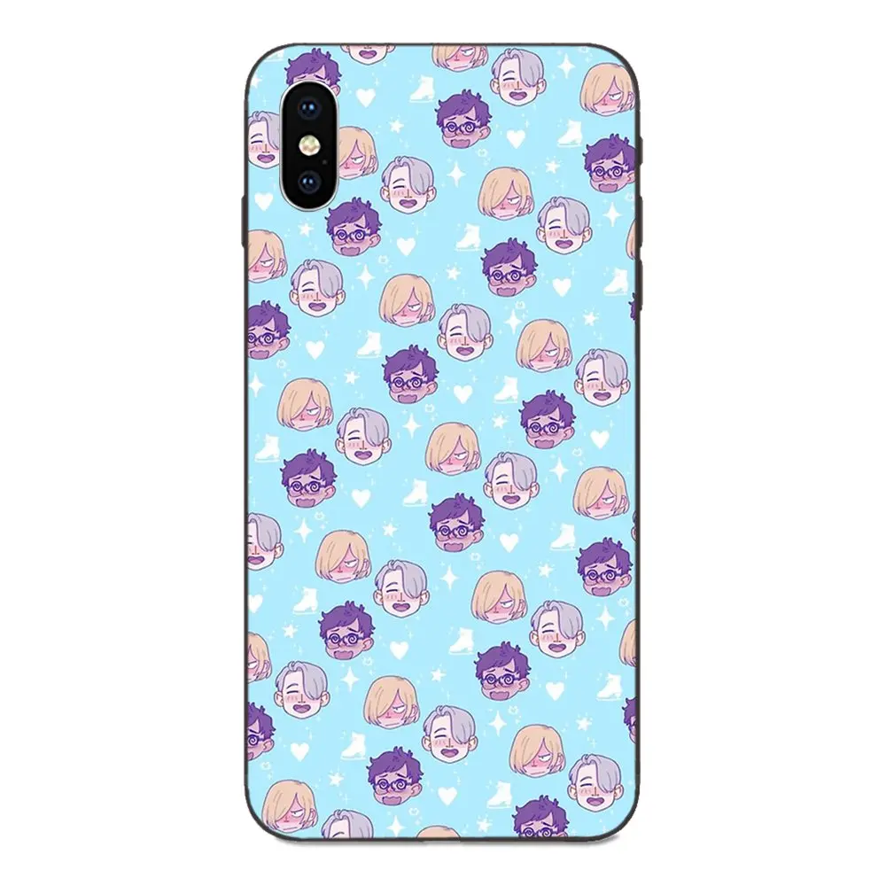Юри на льду Юрий аниме мягкий хипстерский чехол для Galaxy C5 C7 J1 J2 J3 J330 J5 J6 J7 J730 M20 M30 Ace