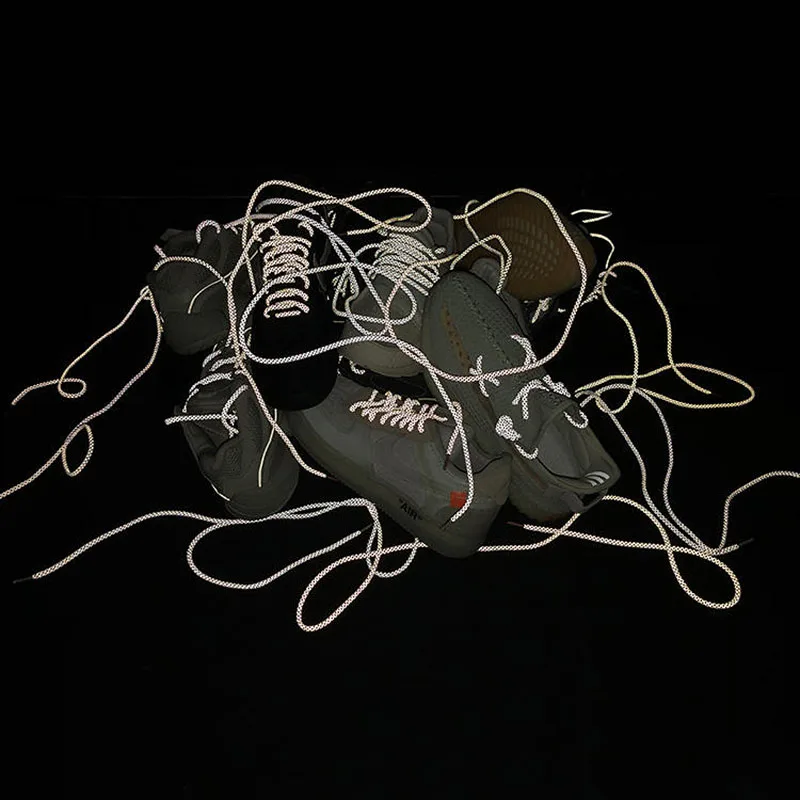 3M Cordones Redondos, шнурки для ботинок, кружевные светоотражающие шнурки, круглые шнурки Atacadores Gypsophila Lacets Pour Chaussure Illuminate