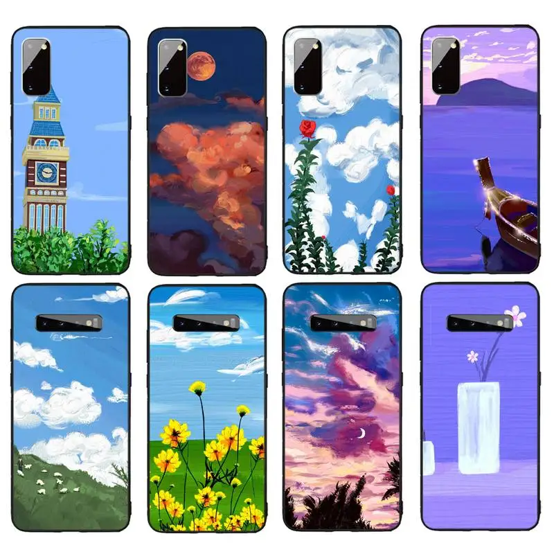 

Aesthetic Landscape Oil Painting Phone Case For Samsung Galaxy S7 S8 S9 S10e S20 PLUS Note 10 Pro PLUS LITE NOTE 20 UITRA