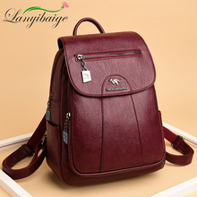 Mochilas de piel suave para mujer...