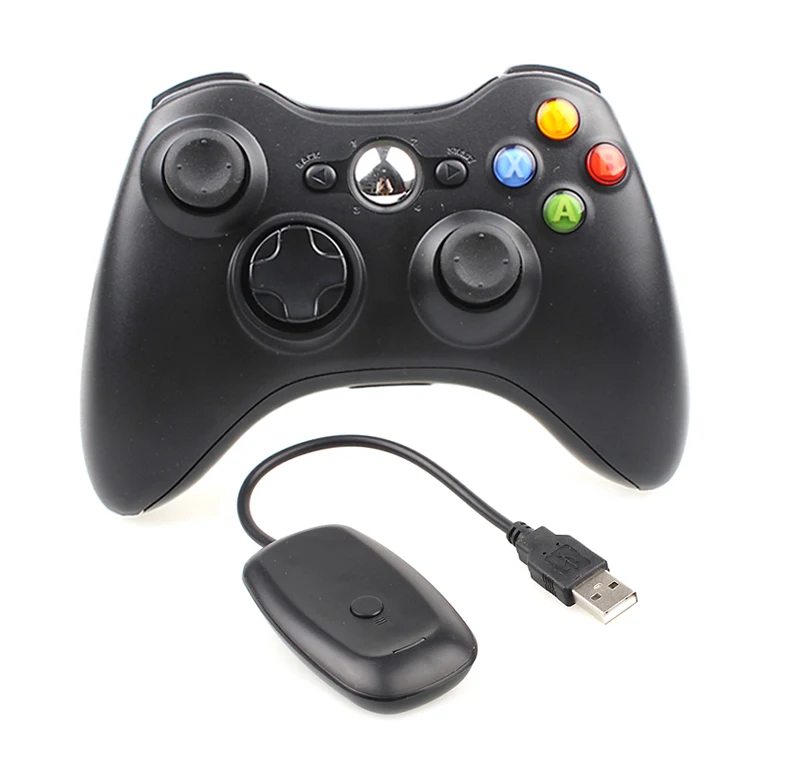 Беспроводной контроллер для Xbox 360 джойстик для microsoft PC Windows 7 8 10 геймпад для Xbox 360 беспроводной контроллер ПК приемник