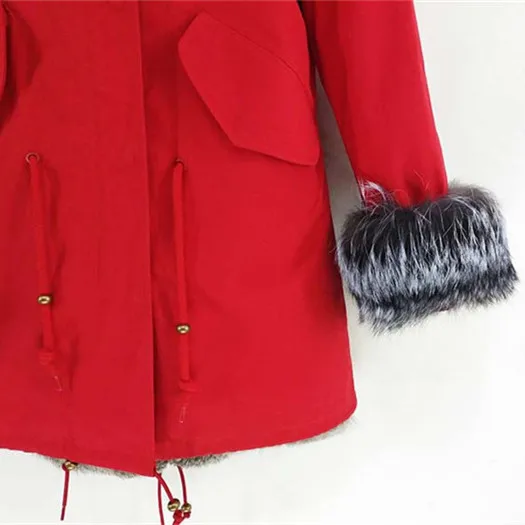 Пальто женское со съемной подкладкой из меха кролика Рекс верхняя одежда съемным