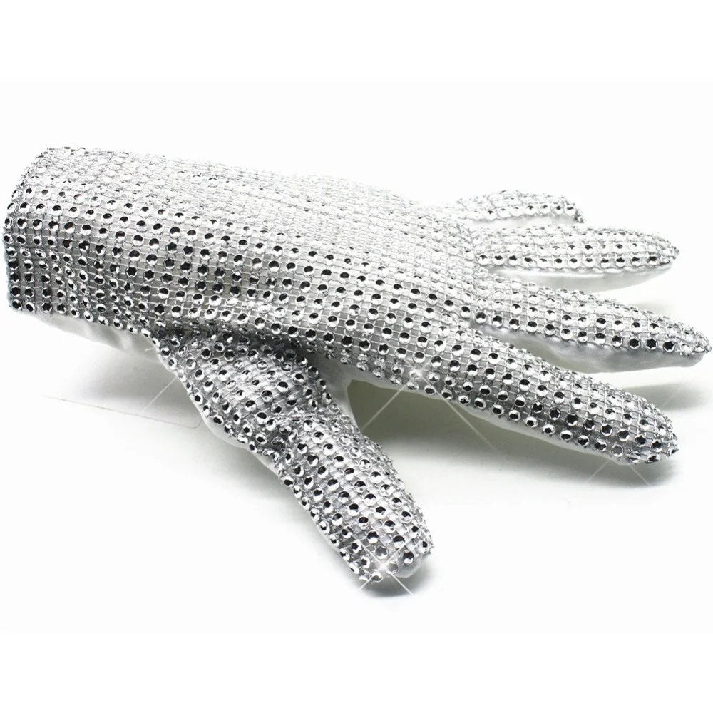 

Handmade Classic Unique Collection Billie Jean Silver Perform Glove