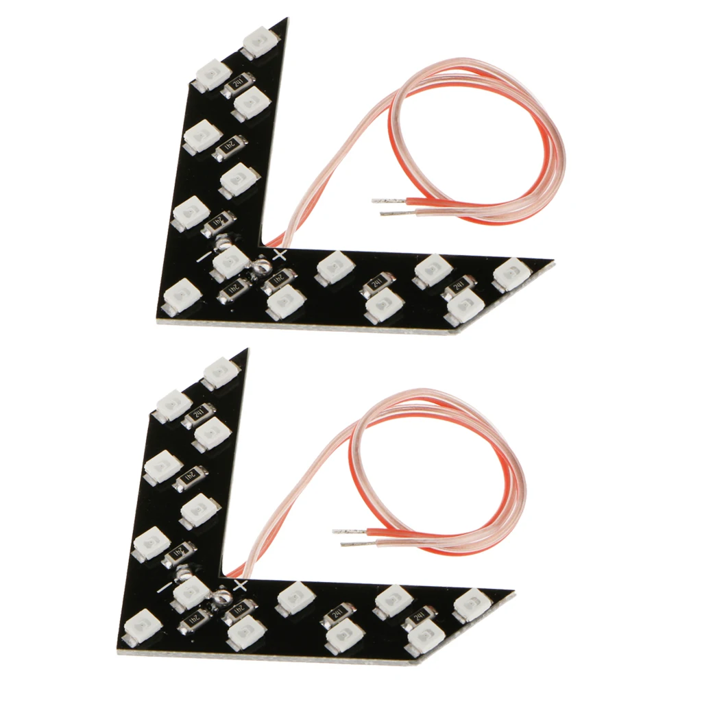 2x 14-SMD светодиодный индикатор поворота стрелы для бокового зеркала автомобиля