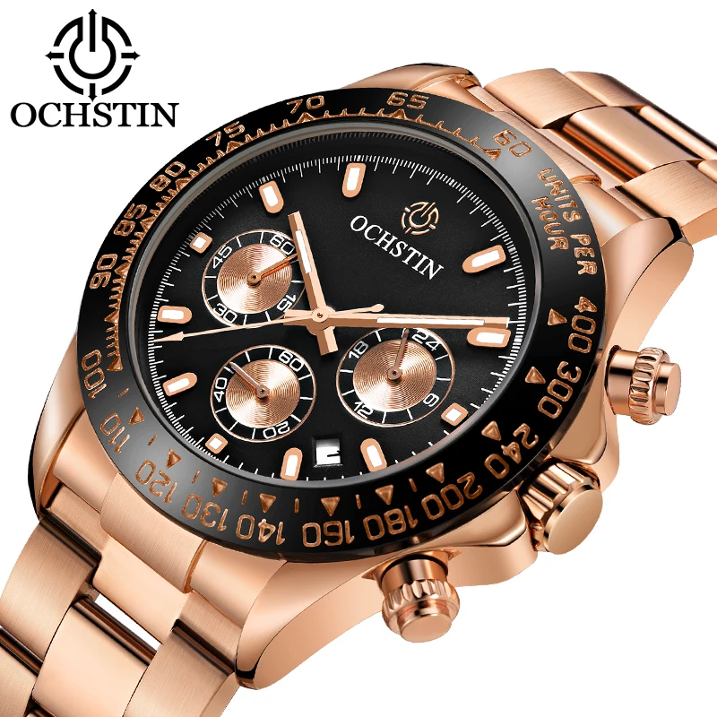 Relogio masculino OCHSTIN Лидирующий бренд Роскошные наручные часы для мужчин розовое