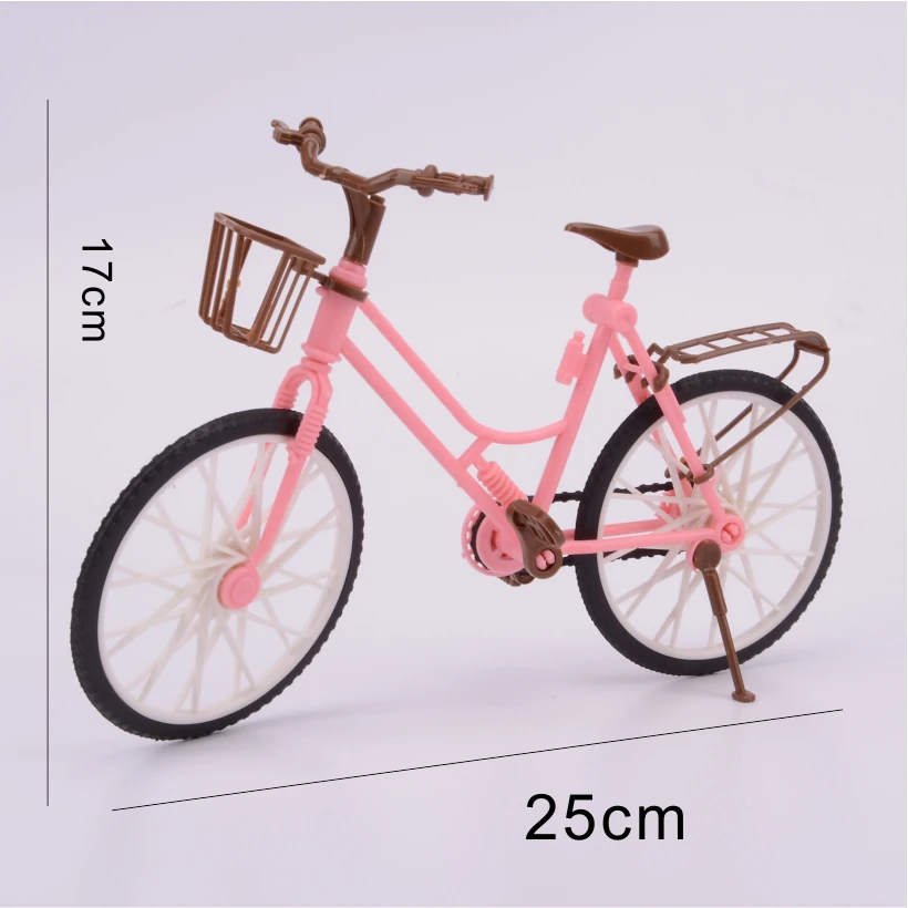 Моделирование кукла аксессуары розовый пластиковый велосипед хоббитая лошадь