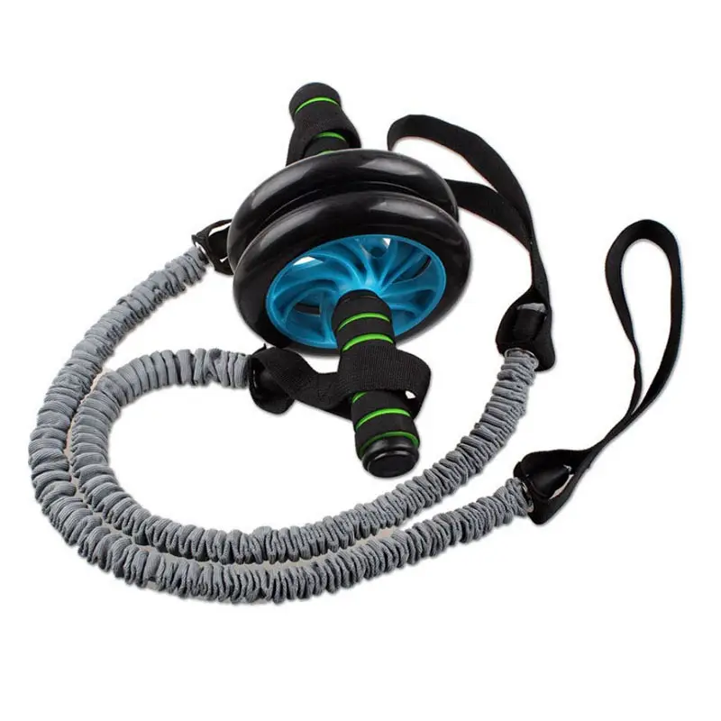 Ab роликовая талия оборудование для похудения 2 шт. высокая эластичность Тяговая