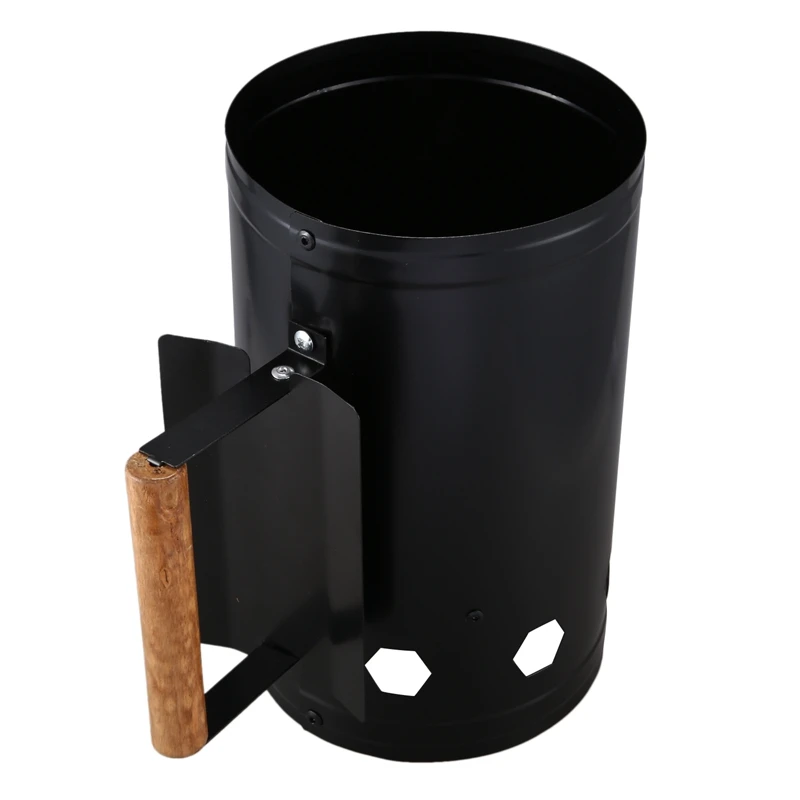 Уголь дымоход стартер барбекю зажигалка древесный уголь гриль пожарный для