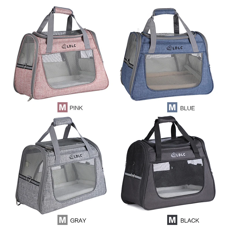 

Pet Carrie Cat Handbag Breathable mesh large side window travel one-shoulder pet bag small cat and dog carry Carrying Supplies