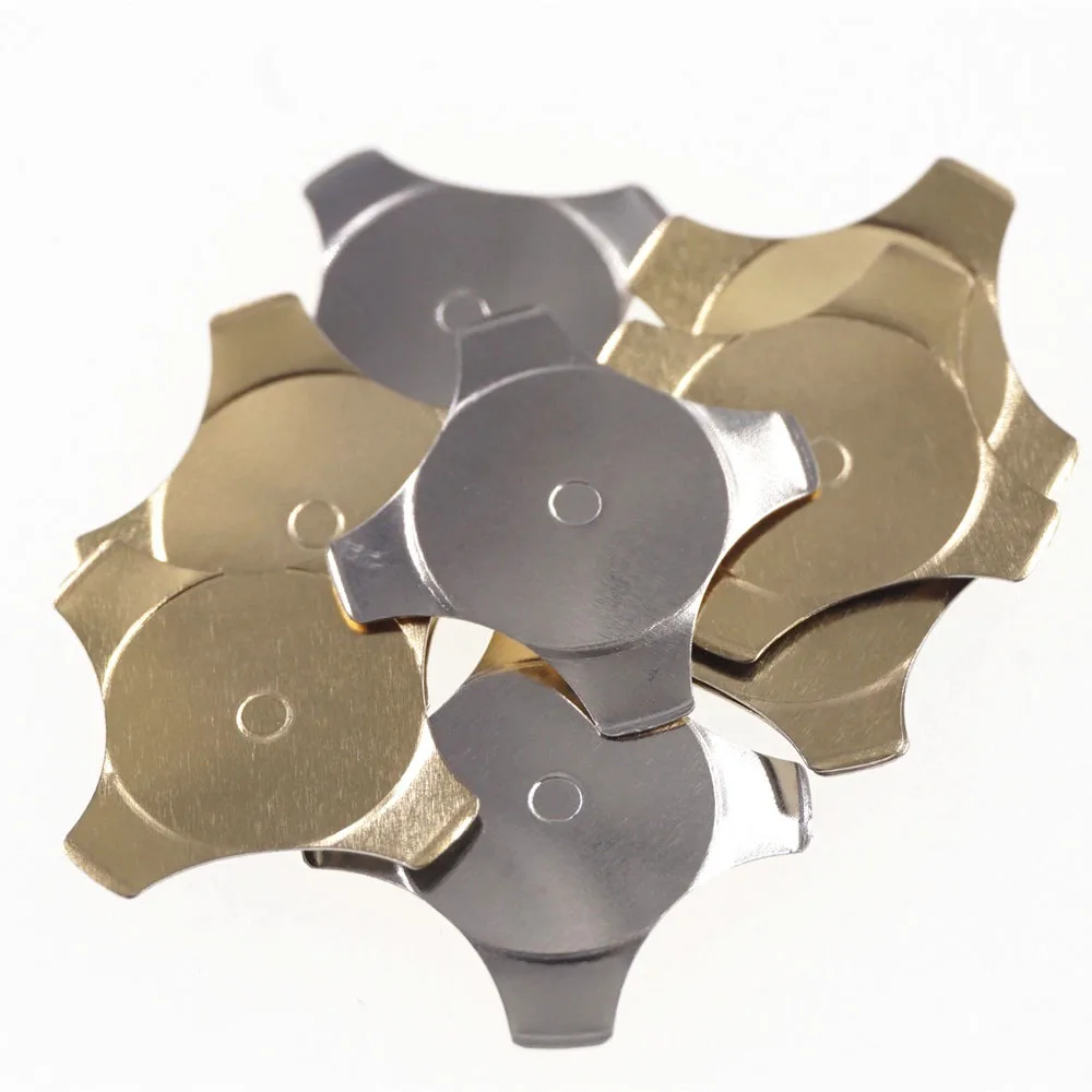 Позолоченный металлический купольный переключатель диаметром 100 мм с 4 ножками 12