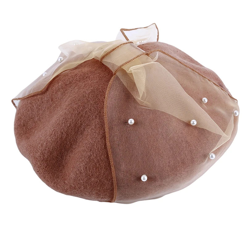 Новые осенние зимние шапки женские береты французский художник шапочка шапка