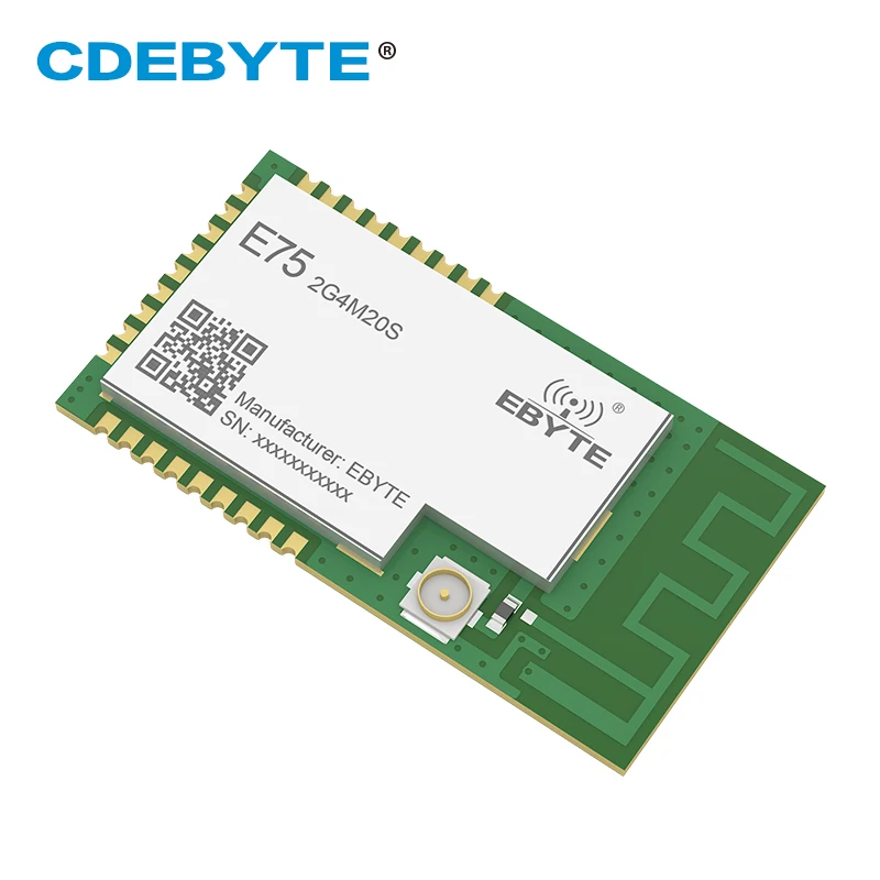 JN5168 Zigbee CDEBYTE E75 2G4M20S 2 4 ГГц 100 мВт беспроводной передатчик приемник SMD 20dBm PCB IPEX