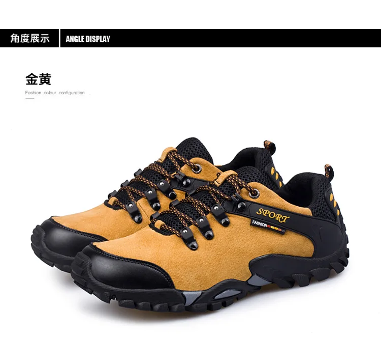 pic shoes 3 Воздухопроницаемые кроссовки для мужчин для отдыха на природе, восхождения, пешего туризма обувь мужская тактическая походная обувь мужские походные кроссовки летняя уличная походная обувь - Цвет: pic shoes 3