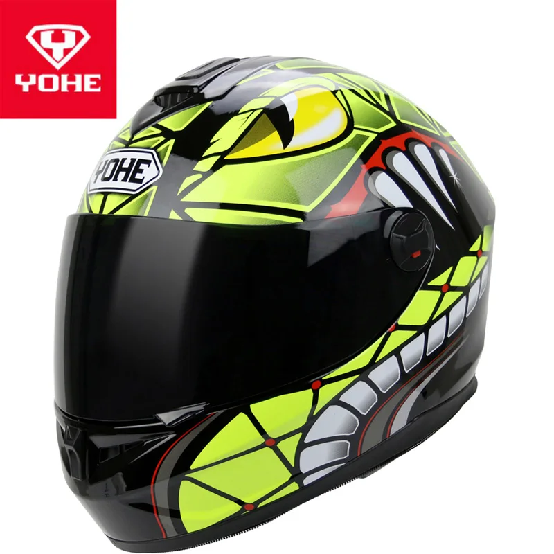 Мотоциклетный шлем YOHE рыцарская защита на все лицо мотоциклетный для мотокросса