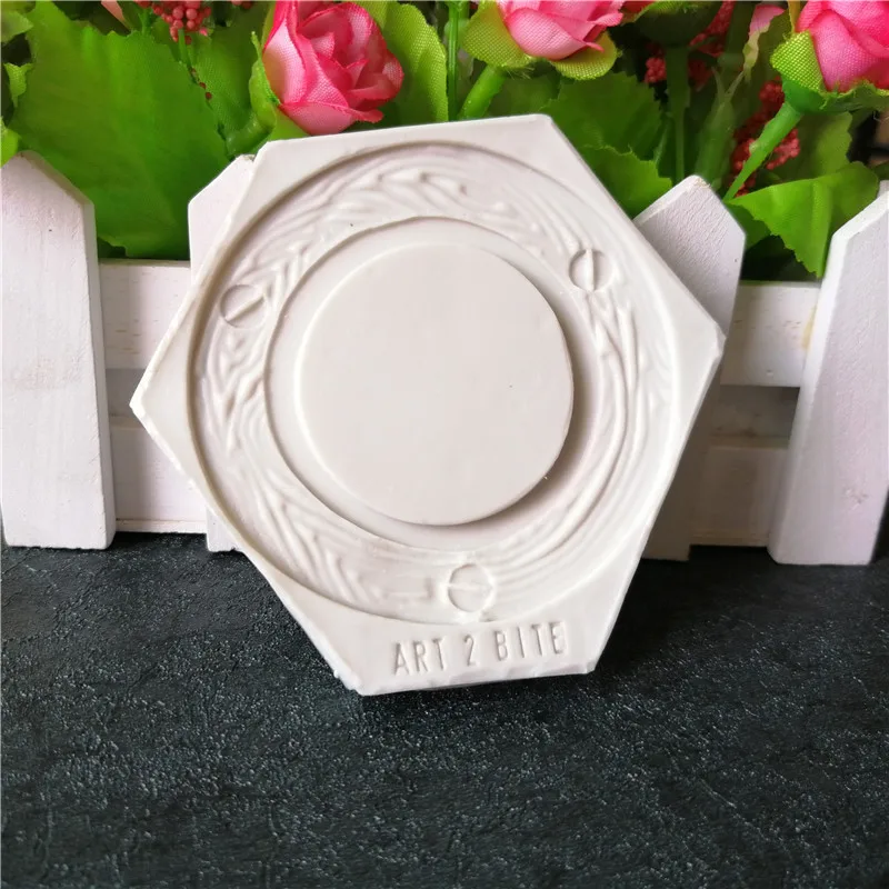 Мыло с запахом печенья 7 см европейский стиль рамка узор силиконовая рельефная