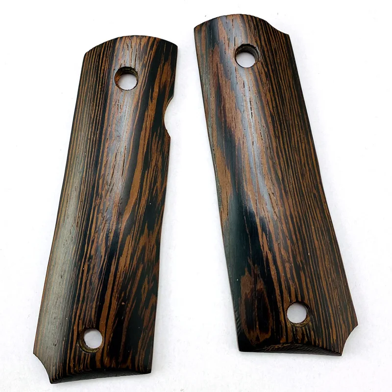 

2pieces Tactics Pistol 1911 Grips Custom Grips CNC Material 1911 Accessories High Polished Wood