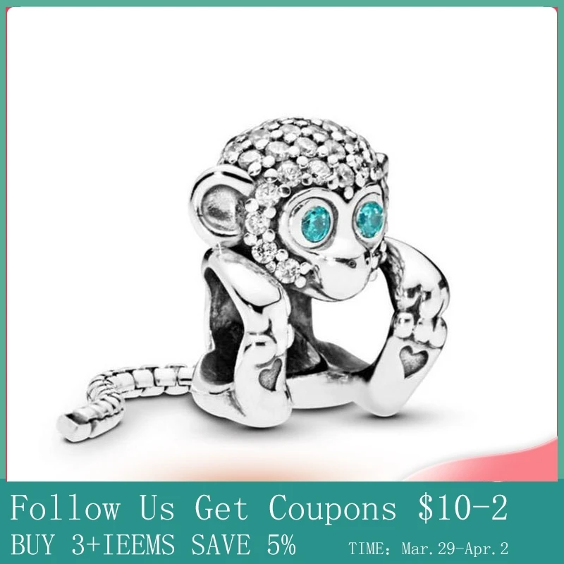 CodeMonkey 100% Настоящее серебро 925 пробы кружева маргаритки пряжки Бусины Подходят