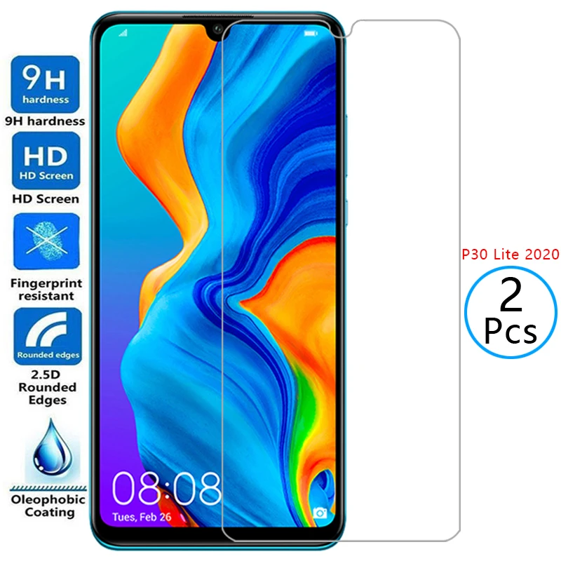 

protective tempered glass for huawei p30 lite 2020 screen protector on p30lite p30light p 30 30p light safety film huawey huwei