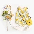 Летнее хлопковое боди без рукавов для мальчиков