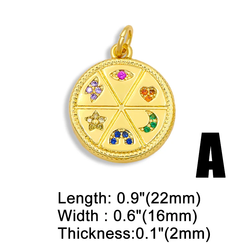 OCESRIO DIY радуга Маленькая Земля круглый кулон для женщин ювелирные изделия Луна