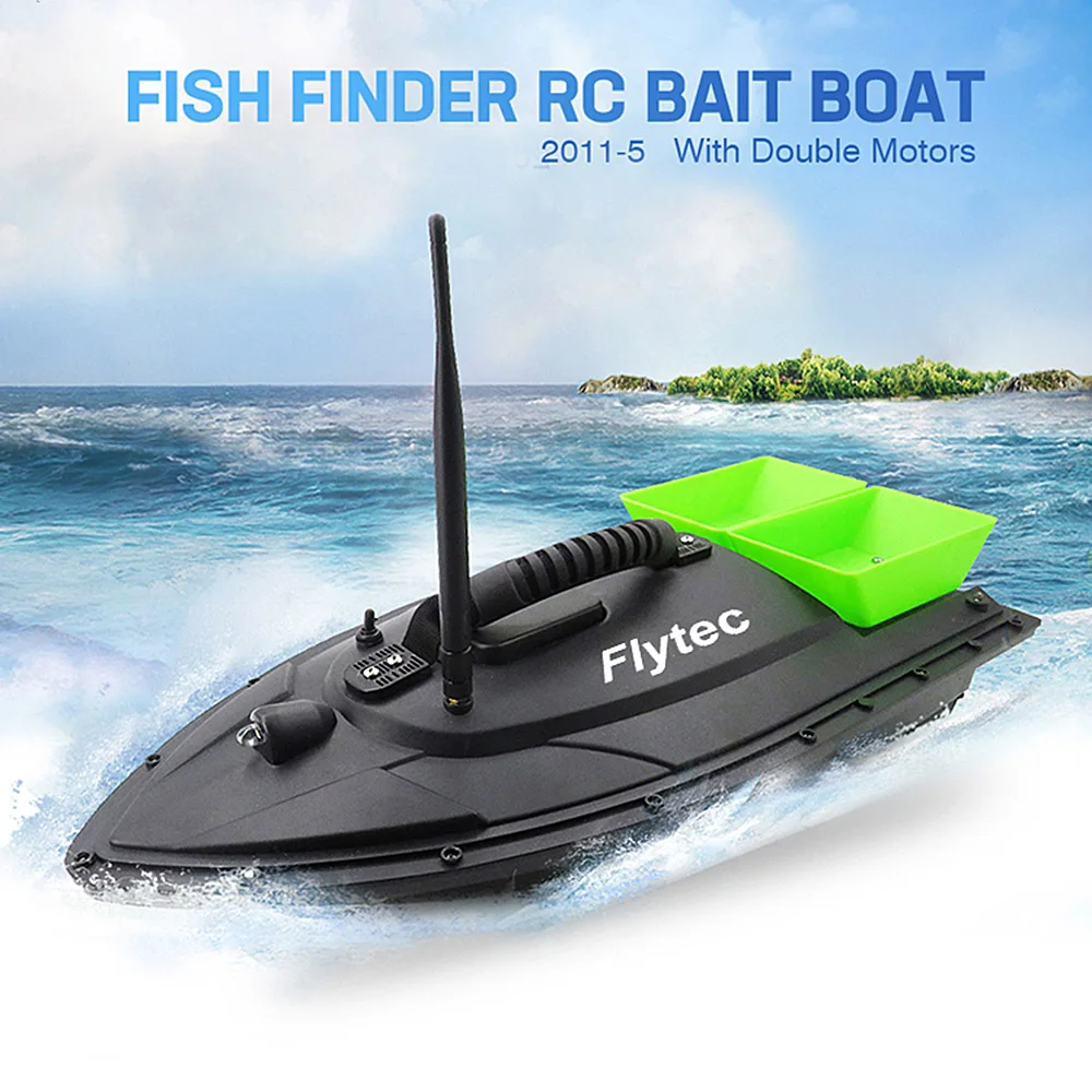 

Flytec беспроводной пульт дистанционного управления рыболовная приманка лодка RC приманка лодка рыболокатор с нагрузкой 1,5 кг 300 м Диапазон сиг...