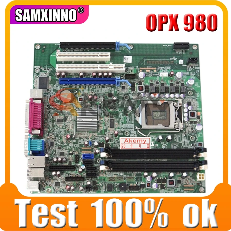 Высокое качество Настольная материнская плата для ноутбука DELL OPX 980 MT LGA1156 CN 0D441T