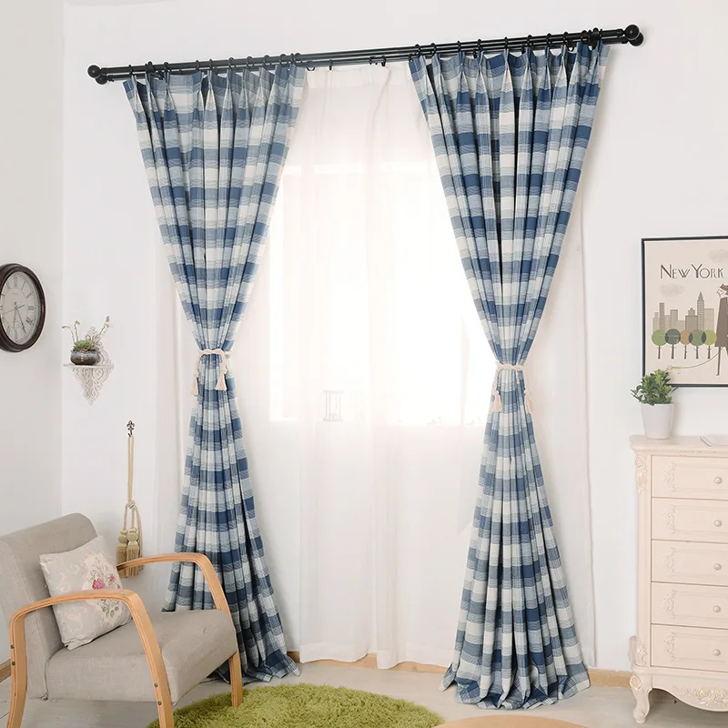 Современные Простые и универсальные свежие французские занавески в