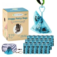 new dog poop bag 15 bags roll large cat waste bags doggie outdoor home clean refill garbage bag pet supplies