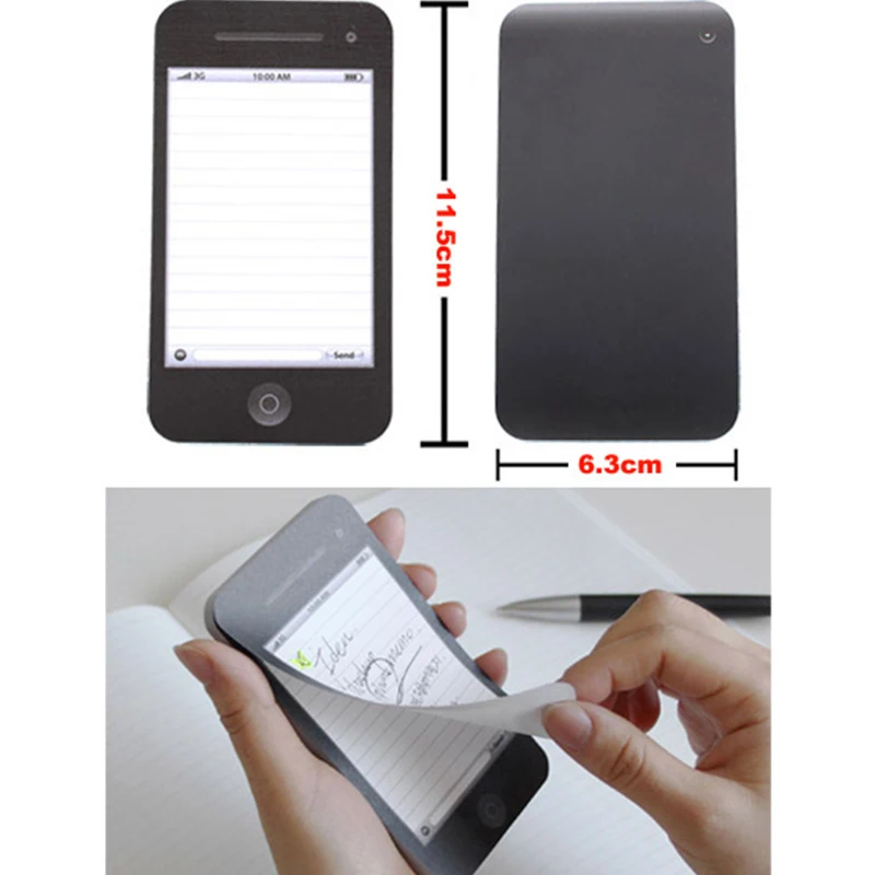 Sticky Notes Mobile Phone Shape Memo Pad Notepad School Stationery Supplies Gifts IJS998 | Мобильные телефоны и
