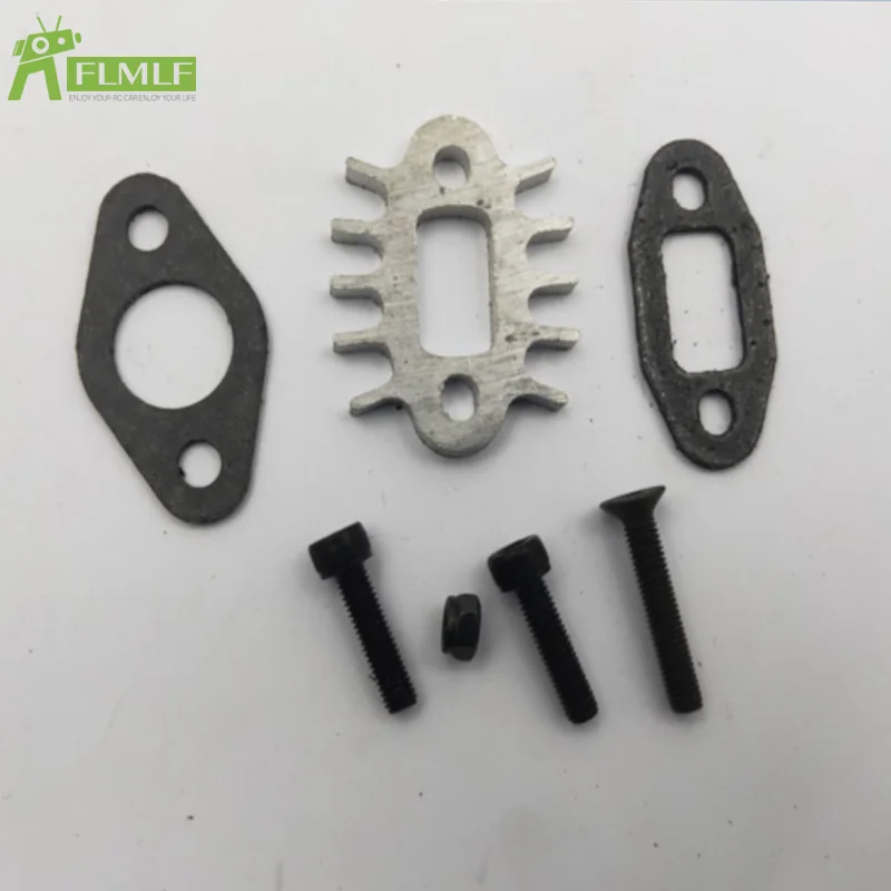 Комплект прокладок для выхлопной трубы прокладка подходит частей двигателя 30.5cc