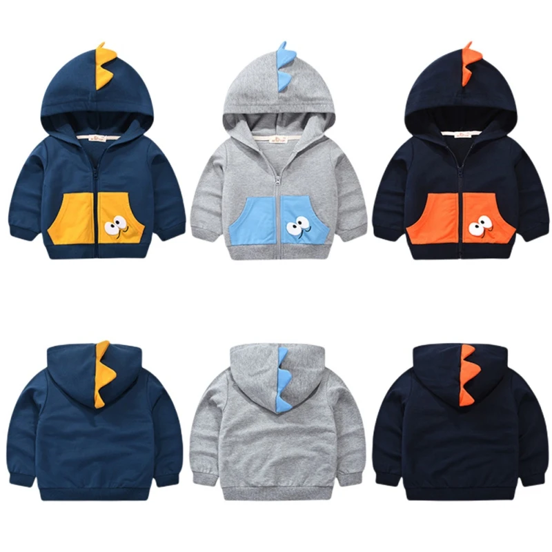 Children Autumn Winter Hoodies Cute Cartoon Jacket Coat Boy Zipper Sweatshirt Toddler Kids Outwear Clothing |