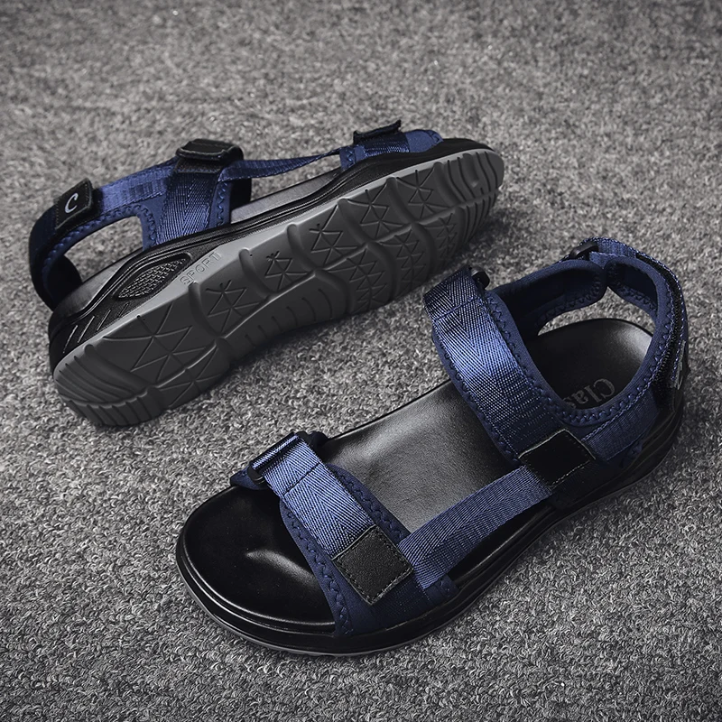 

Men's Rubber Sandals Sandalias Romanas Hombre Summer Men Sandals De Cuero Para Sandali Da Uomo Sandalia Masculina