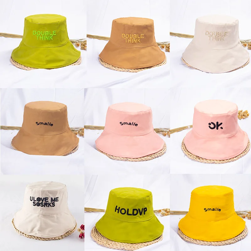 

2021 Korean Version of The Middle-edge Cotton Sunscreen Sun Hat, Washbasin Hat, Small Sun Hat, Men and Women All-match Hat