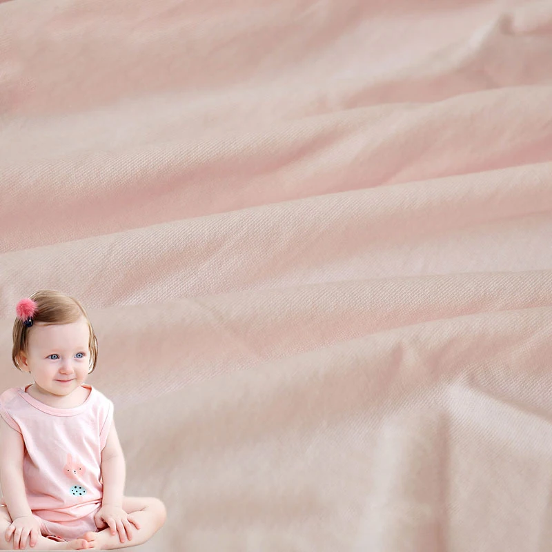 

Good Quality Jersey Knit Cotton Fabric With Stretchy For baby Sewing Summer t-Shirt 50*140cm