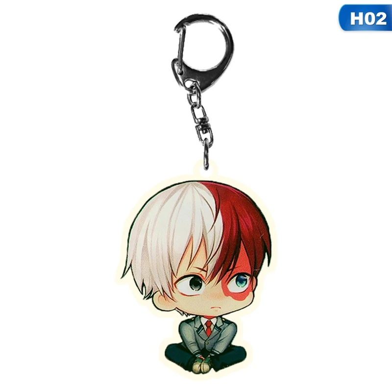 

My Hero Academia Keychain Japanese Anime Cute Cartoon Acrylic Keychain Bag Pendant Decorated Accessories Gifts