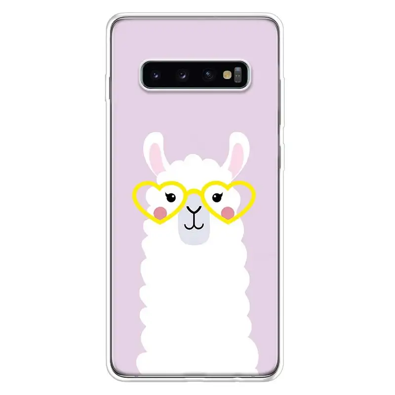 Лама ламы альпаки чехол для Samsung Галактики A50 A70 A30 A20E A10 A40 A51 A71 M30S A10S A20S A6 A7 A8 A9 + плюс