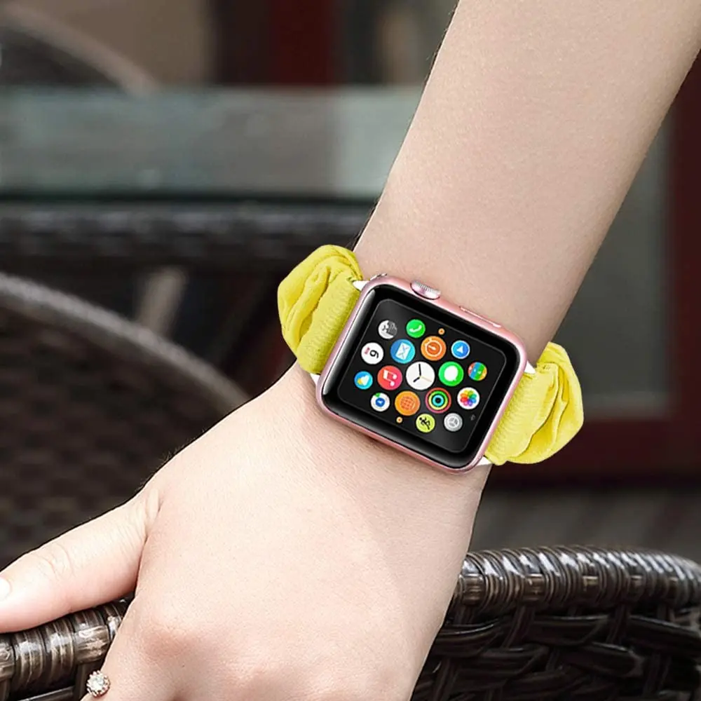 31 цвет эластичный ремешок для apple watch Series 6 SE 5 4 3 спортивный браслет iwatch ремень