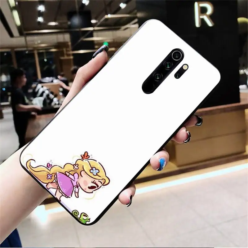 YJZFDYRM Мини Принцесса Покахонтас Моана Джейн Элис Bling милый чехол для телефона Redmi