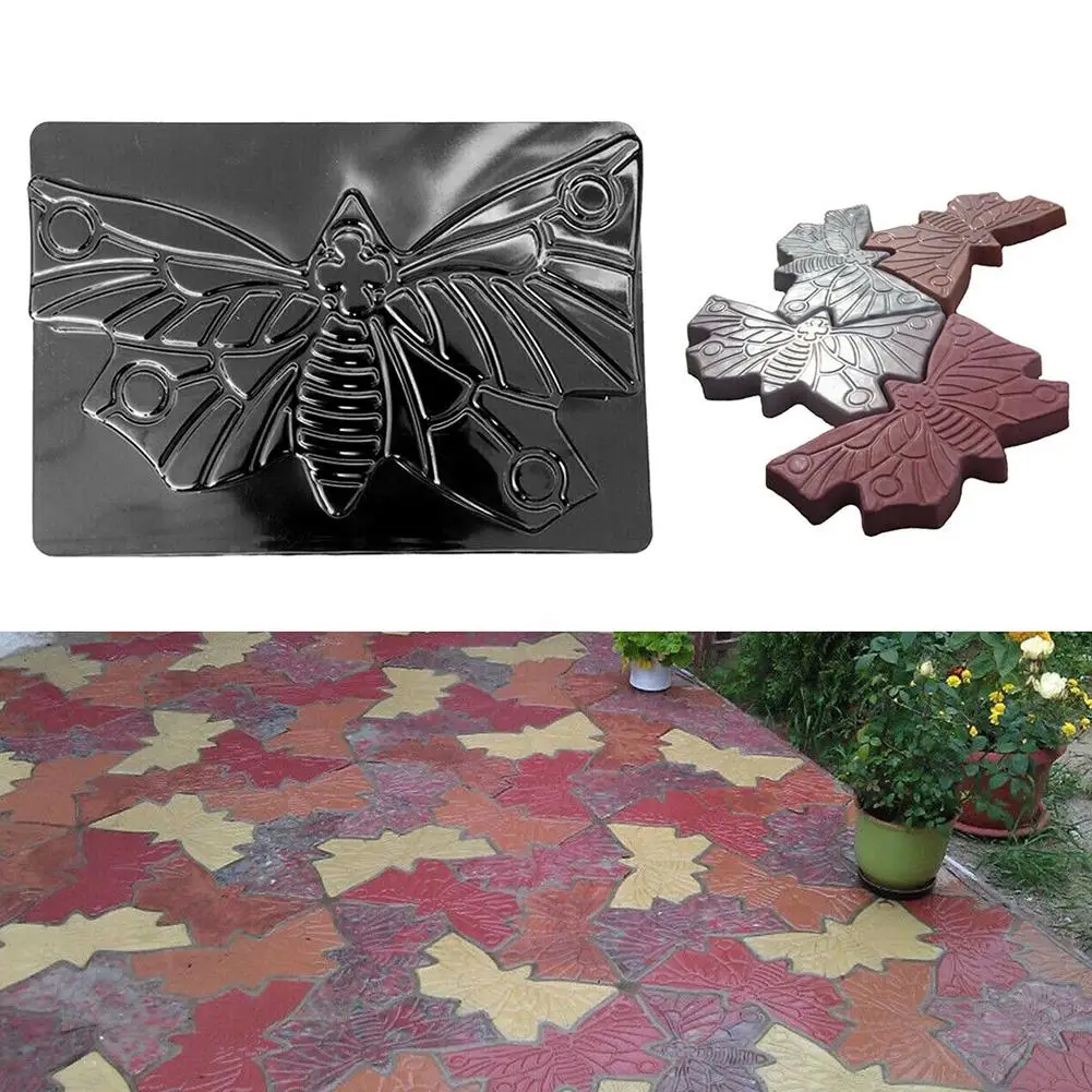

Hot Sales!!! Butterfly Shaped Garden Park Track Pavement Stepping Landscape Stone Mould Mold Wholesale Dropshipping New Arrival