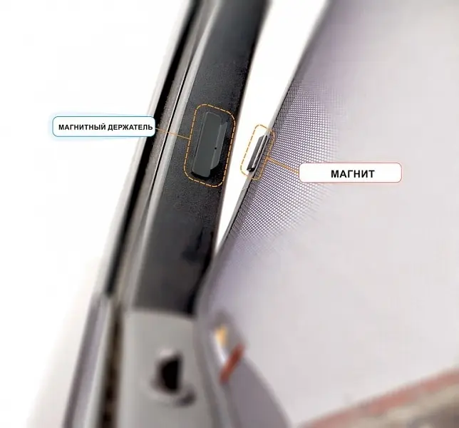 Шторка каркасная Toyota Caldina 245 2002-2007 передние на магнитах (мелкие) | Car Curtains